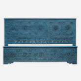 TURQUOISE CARVED BED